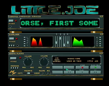 Little Joe & Newtron Musicdisk (1991) by Aspect