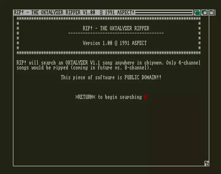 RIP! - The Oktalyzer Ripper V1.00 by Aspect