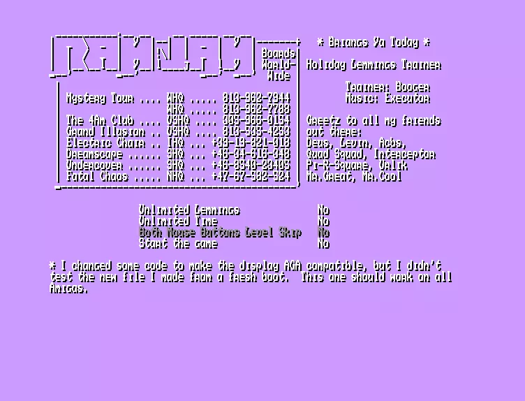 Holiday Lemmings 1993 +3 (1993) by Ram Jam
