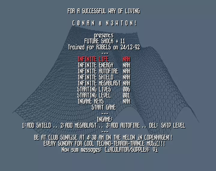 Future Shock +11 (1992) by Rebels