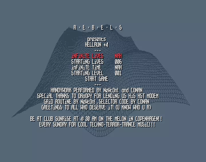 The Hellrun Machine +4 (1992) by Rebels