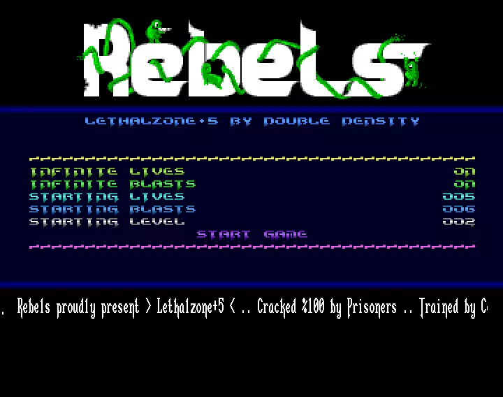 Lethal Zone +5 (1991) by Rebels