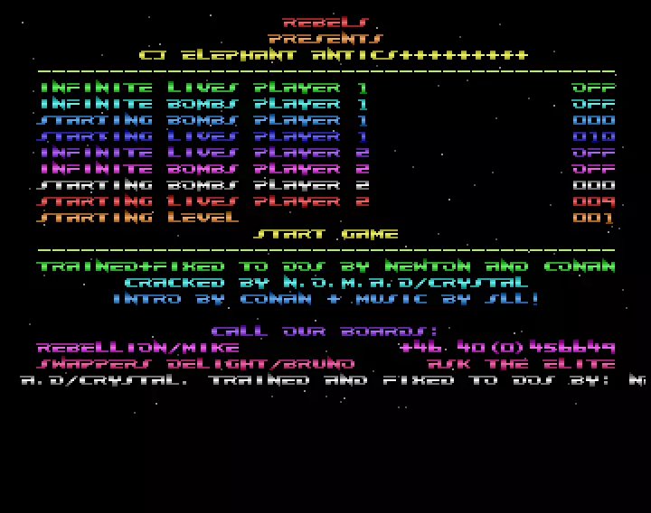 CJ's Elephant Antics +9 (1991) by Rebels