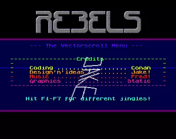 The Vectorscroll Menu by Rebels
