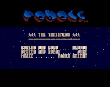 The Train Menu by Rebels