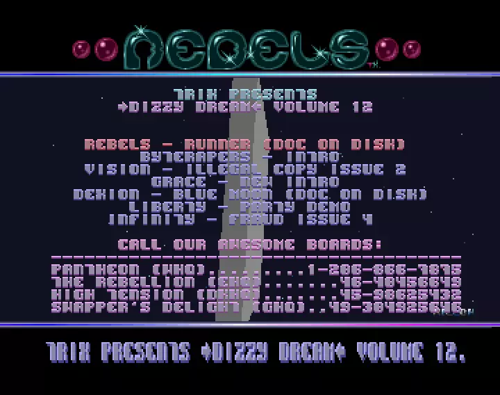 Dizzy Dream 12 (1991) by Rebels