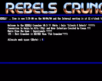 Rebels Cruncher v0.9 (1990) by Rebels