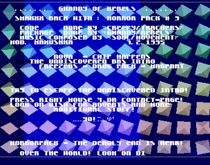 Horror Pack 09 (1995) by Rebels