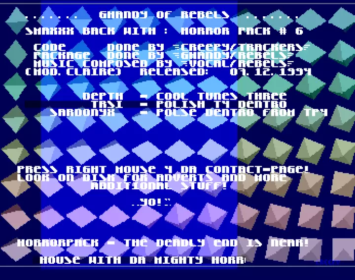 Horror Pack 06 (1995) by Rebels
