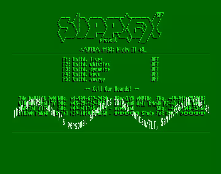 Nicky II +5 (1993) by Supplex