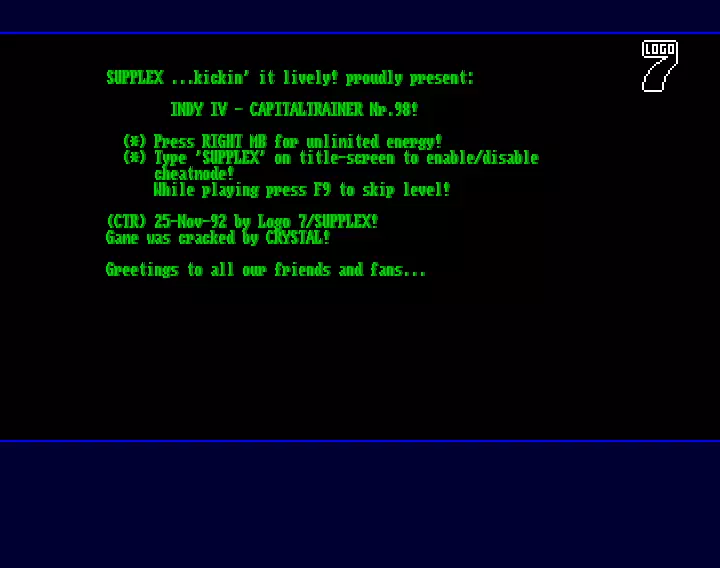 Indiana Jones and the Fate of Atlantis - Arcade +2 (1992) by Supplex