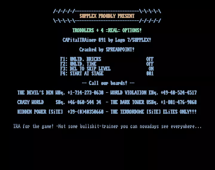 Troddlers +4 (1992) by Supplex