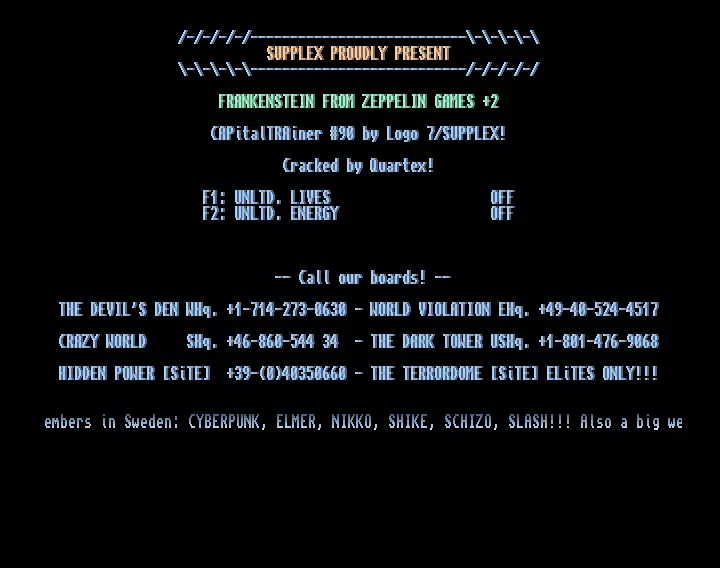 Frankenstein +2 (1992) by Supplex