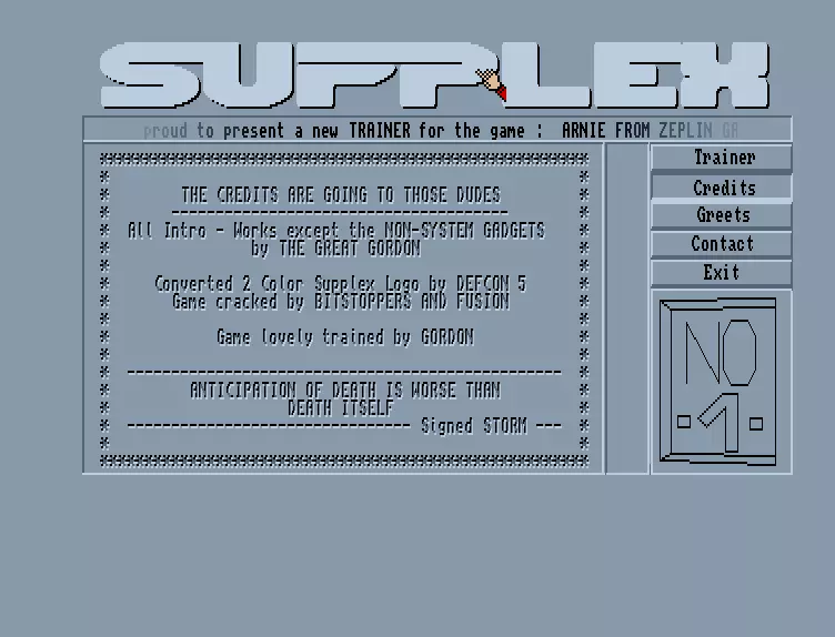 Arnie +5 (1992) by Supplex