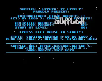 International Ninja Rabbits +3 (1991) by Supplex