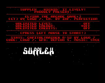 Elvira - The Arcade Game +3 (1991) by Supplex
