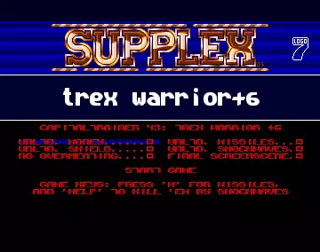 Trex Warrior: 22nd Century Gladiator +6 (1991) by Supplex