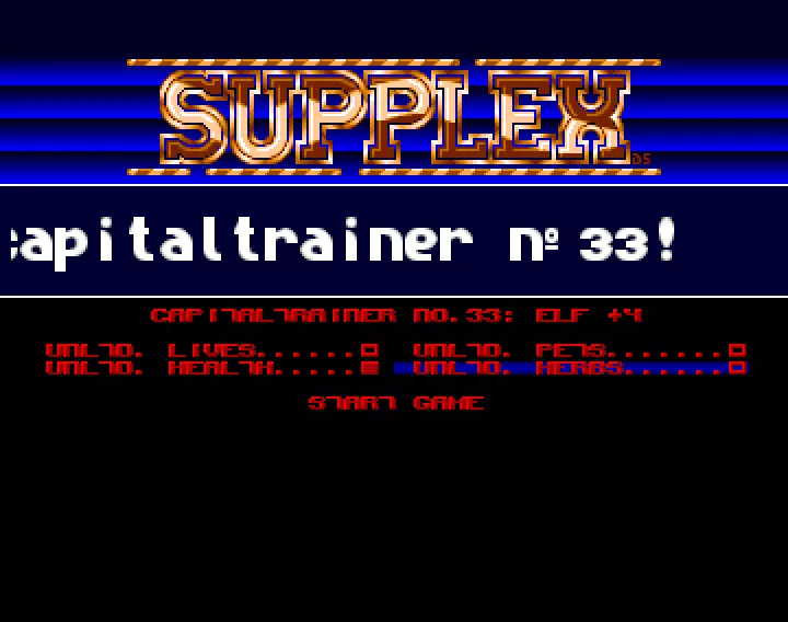 Elf +4 (1991) by Supplex