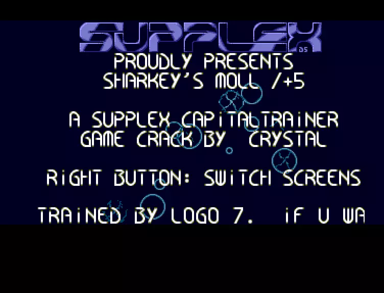 Sharkey's Moll +5 (1991) by Supplex