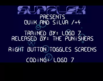 The Adventures Of Quik & Silva +4 (1991) by Supplex