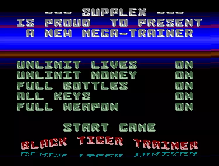 Black Tiger +5 (1990) by Supplex