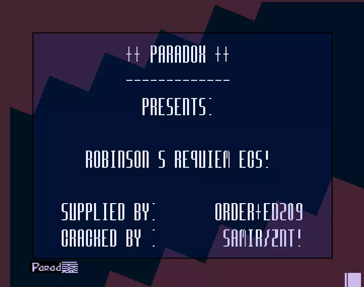 Robinson's Requiem ECS (1994) by Paradox
