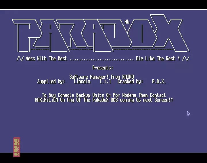 Software Manager (1994) by Paradox