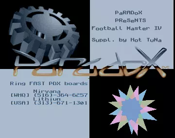 Football Masters 4 (1994) by Paradox