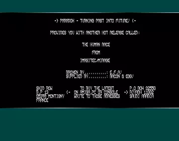 The Human Race (1993) by Paradox