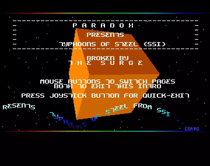 Typhoon of Steel (1990) by Paradox