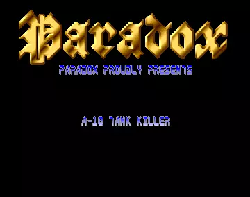 A-10 Tank Killer (1990) by Paradox