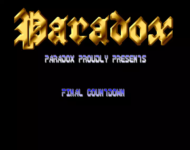 Final Countdown (1990) by Paradox
