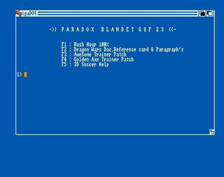 Blandet Guf 23 (1990) by Paradox