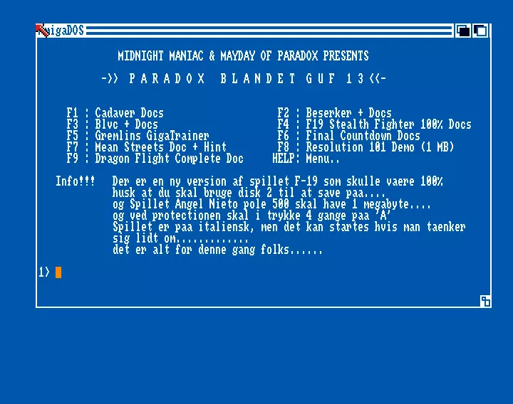 Blandet Guf 13 (1990) by Paradox