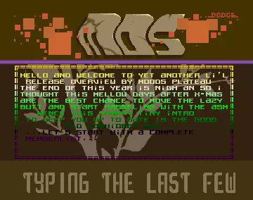 List Of 2oo7 (2007) by Moods Plateau