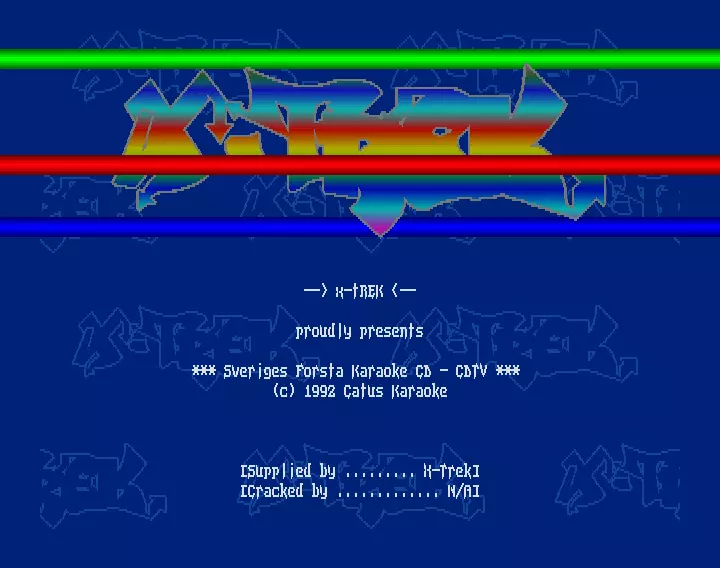 Sveriges Första Karaoke CD - CDTV (2020) by X-Trek