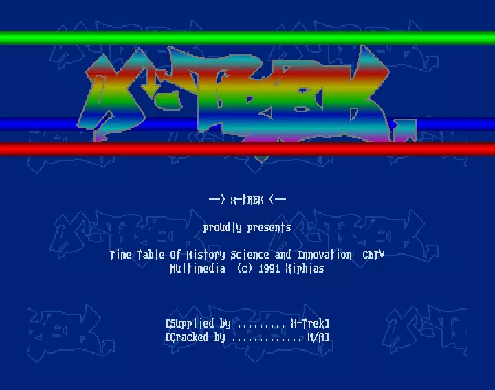 Time Table Of History Science & Innovation (2020) by X-Trek