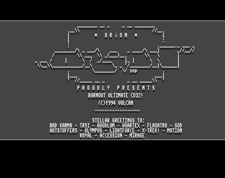 Burnout Ultimate CD32 (2020) by Orion