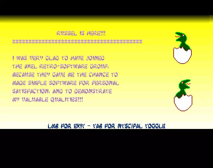 Russel (2018) by Axel Retro-Software