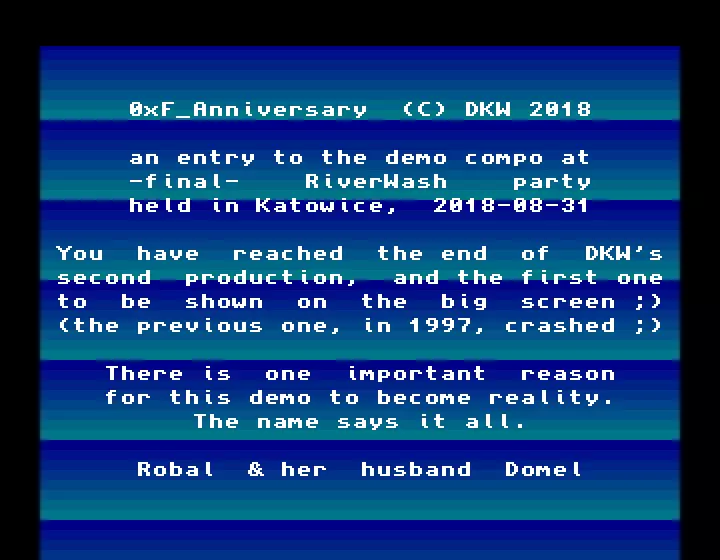 0xF Anniversary (2018) by Duskwave