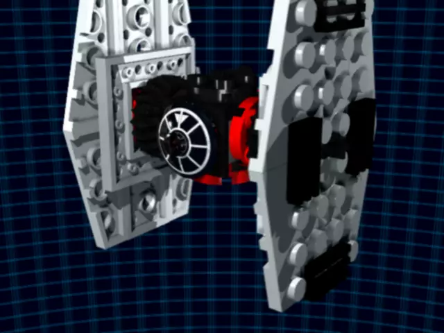 Lego Tie Fighter (2018) by Amiga Raytracing Society