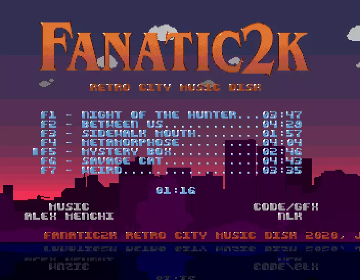 Retro City Music Disk (2020) by Fanatic2k