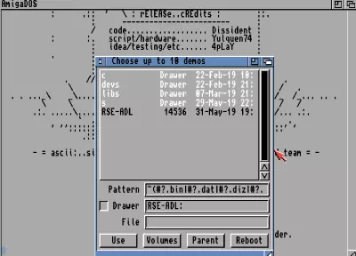 Amiga Demo Launcher v1.6b (2019) by Resistance