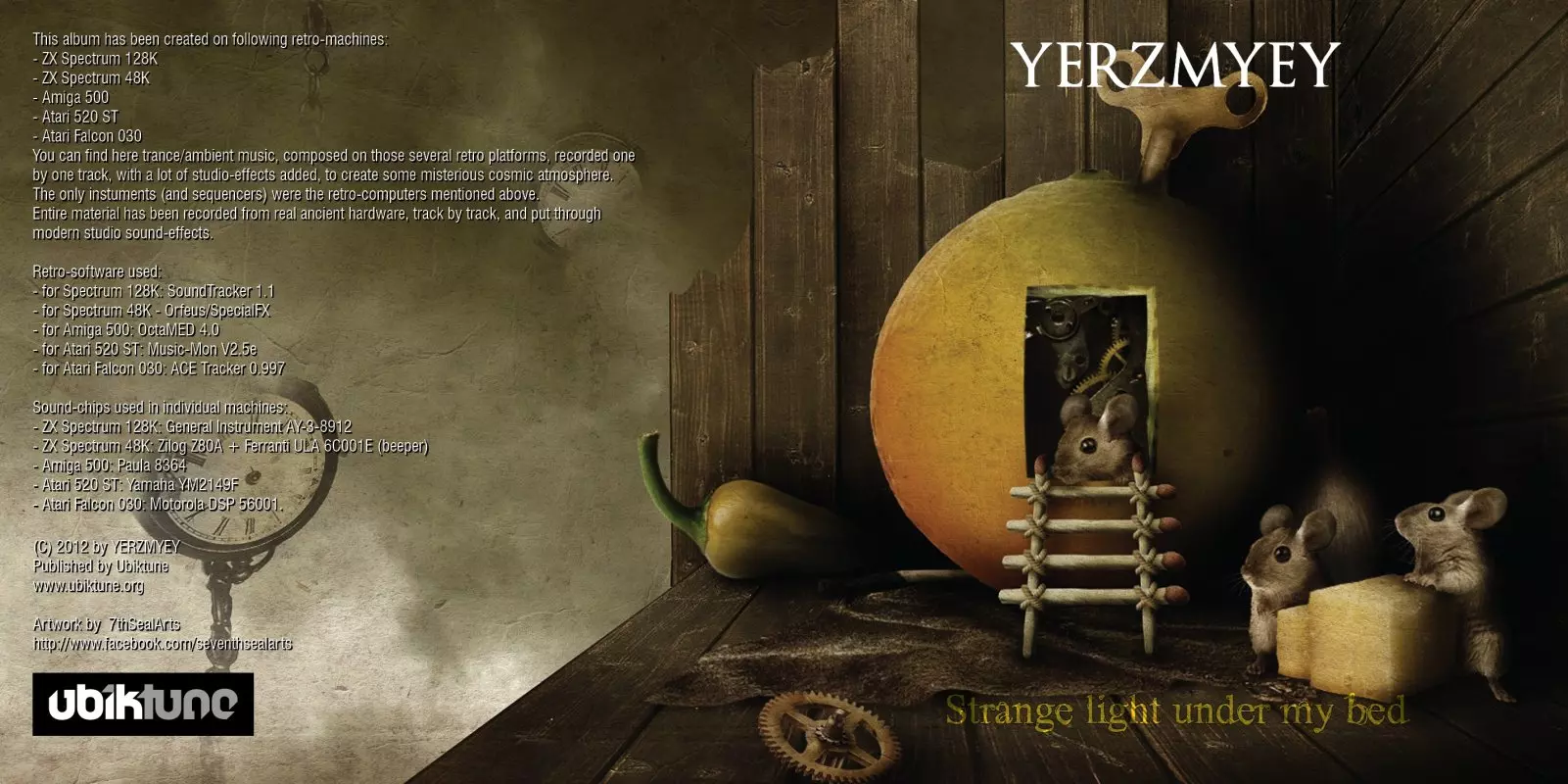 Strange Light Under My Bed (2012) by Yerzmyey