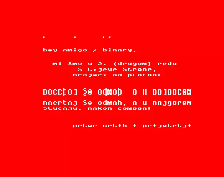 Poruka Za Amigo/Binary (2024) by Ministarstvo poljoprivrede šumarstva i vodoprivrede