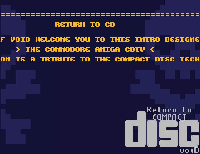 Return To CD (2023) by Void