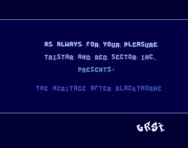 The Heritage After Blackthorne (2022) by Tristar and Red Sector Inc.