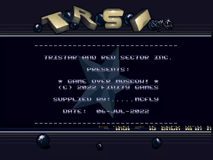 Game Over Moscow! (2022) by Tristar and Red Sector Inc.