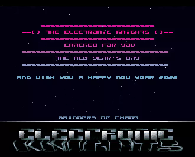 New Year's Day Trainer (2021) by The Electronic Knights