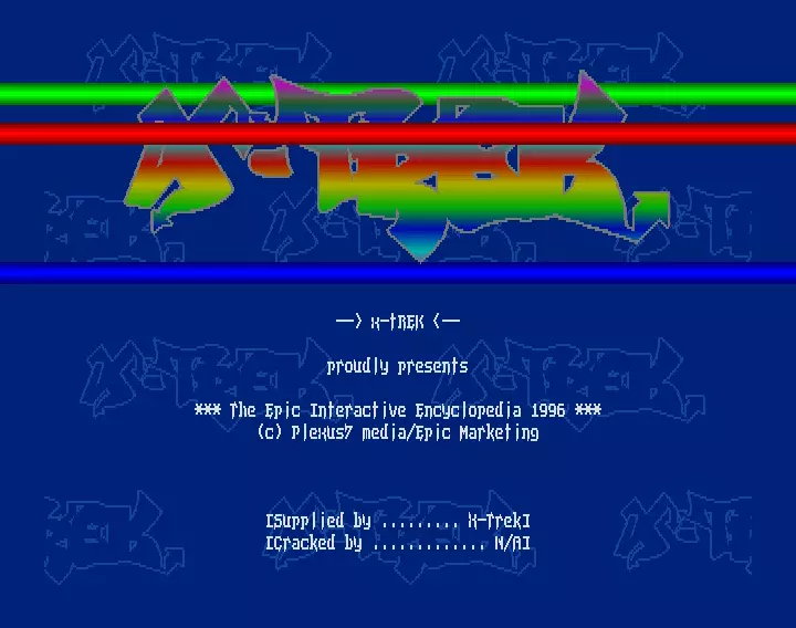 The Epic Interactive Encyclopedia '96 (2021) by X-Trek